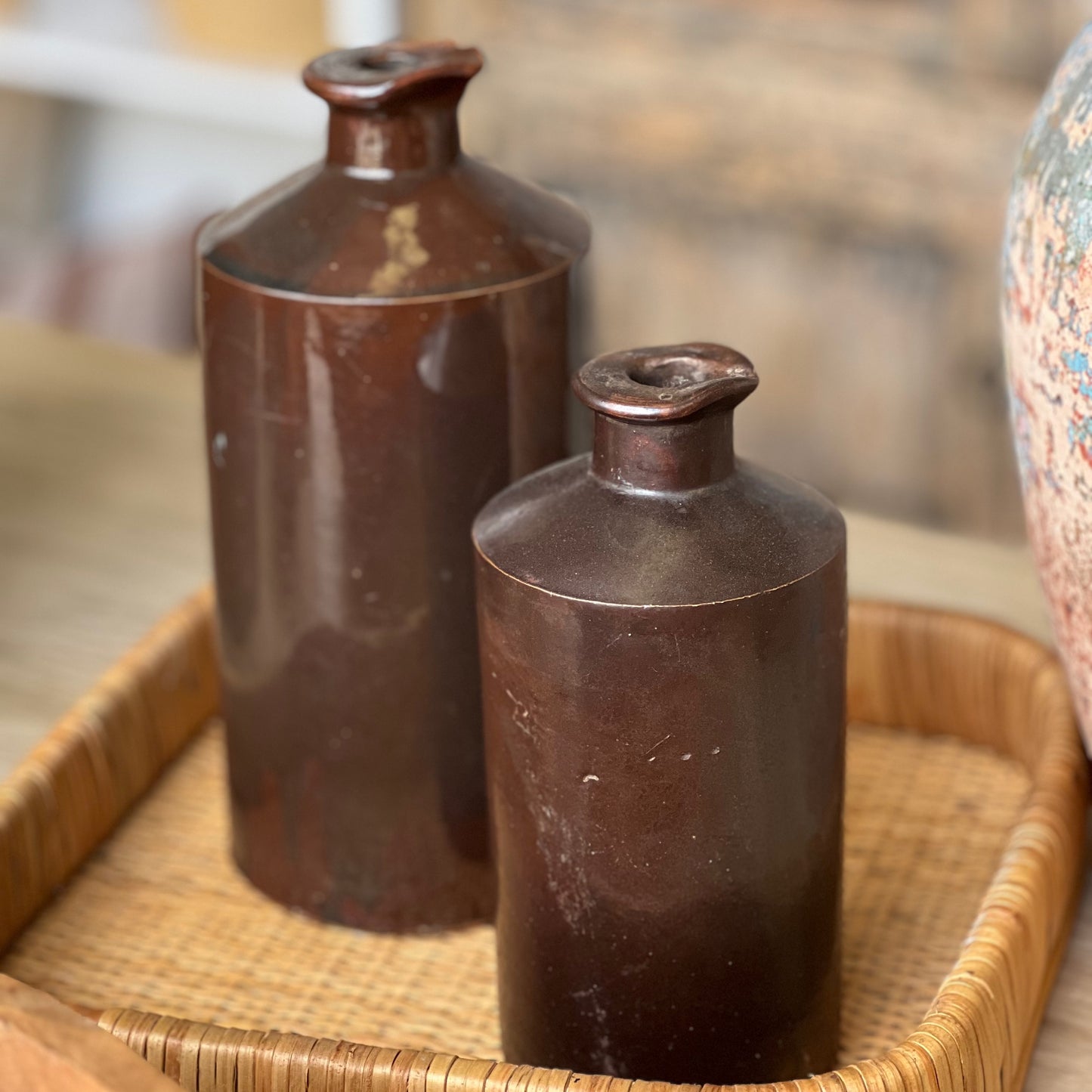 XL Spouted Antique Inkwell I