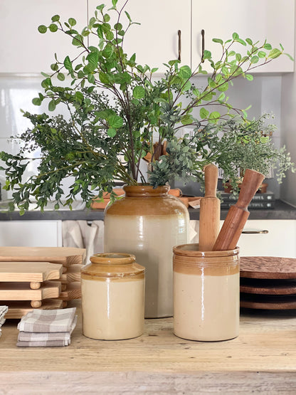 Vintage English Storage Jar XXVI