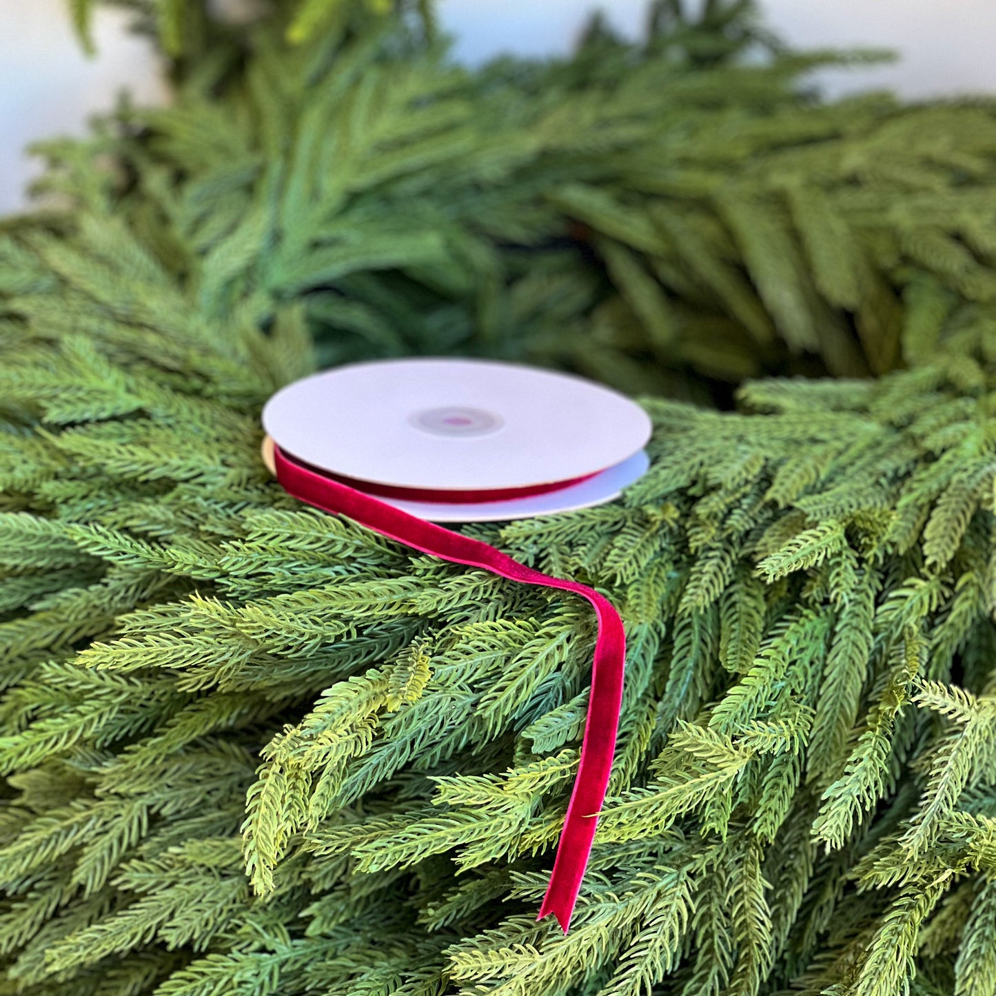 10mm Burgundy Ribbon Roll