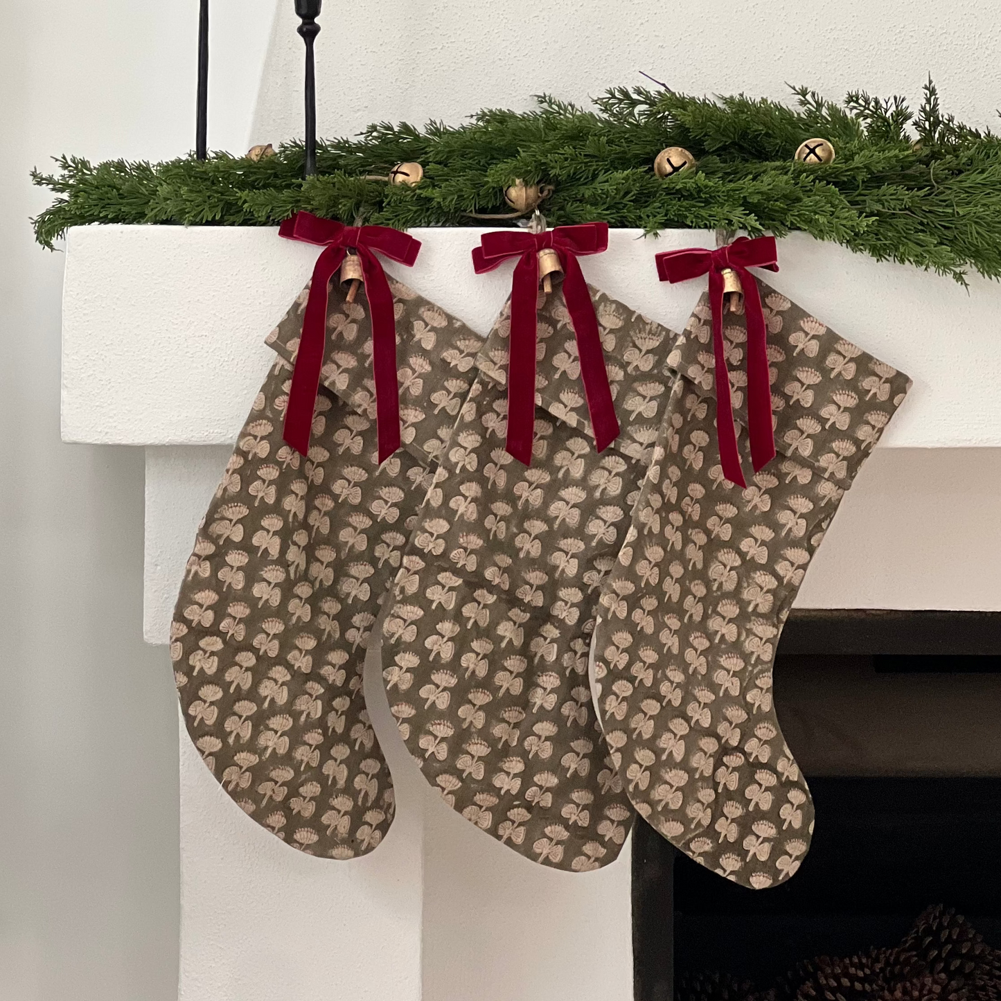 Burgundy Double Bow | Set of 3