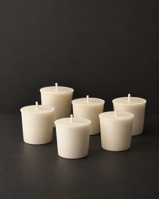 Ivory Votive Candles | Set of 6
