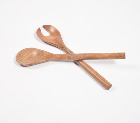 Mango Wood Salad Servers