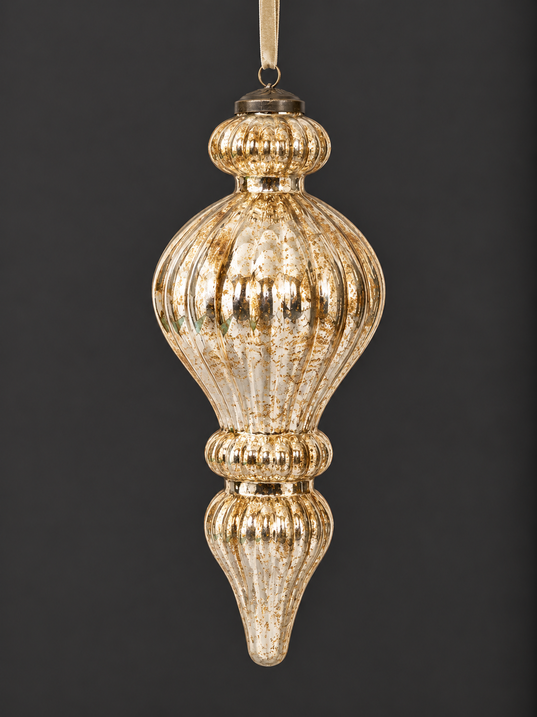 Mercury Glass Finial Ornament