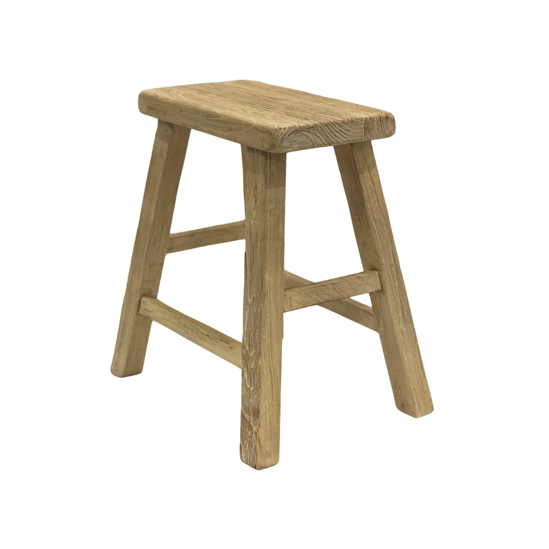 Vintage Elm Milking Stool