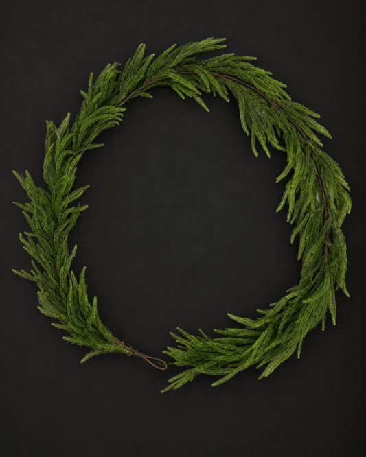 Norfolk Pine Real Touch Garland  - 270cm