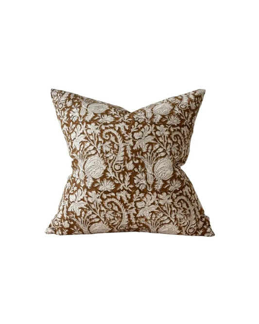 Octavia Block Print Cushion | 45cm x 45cm