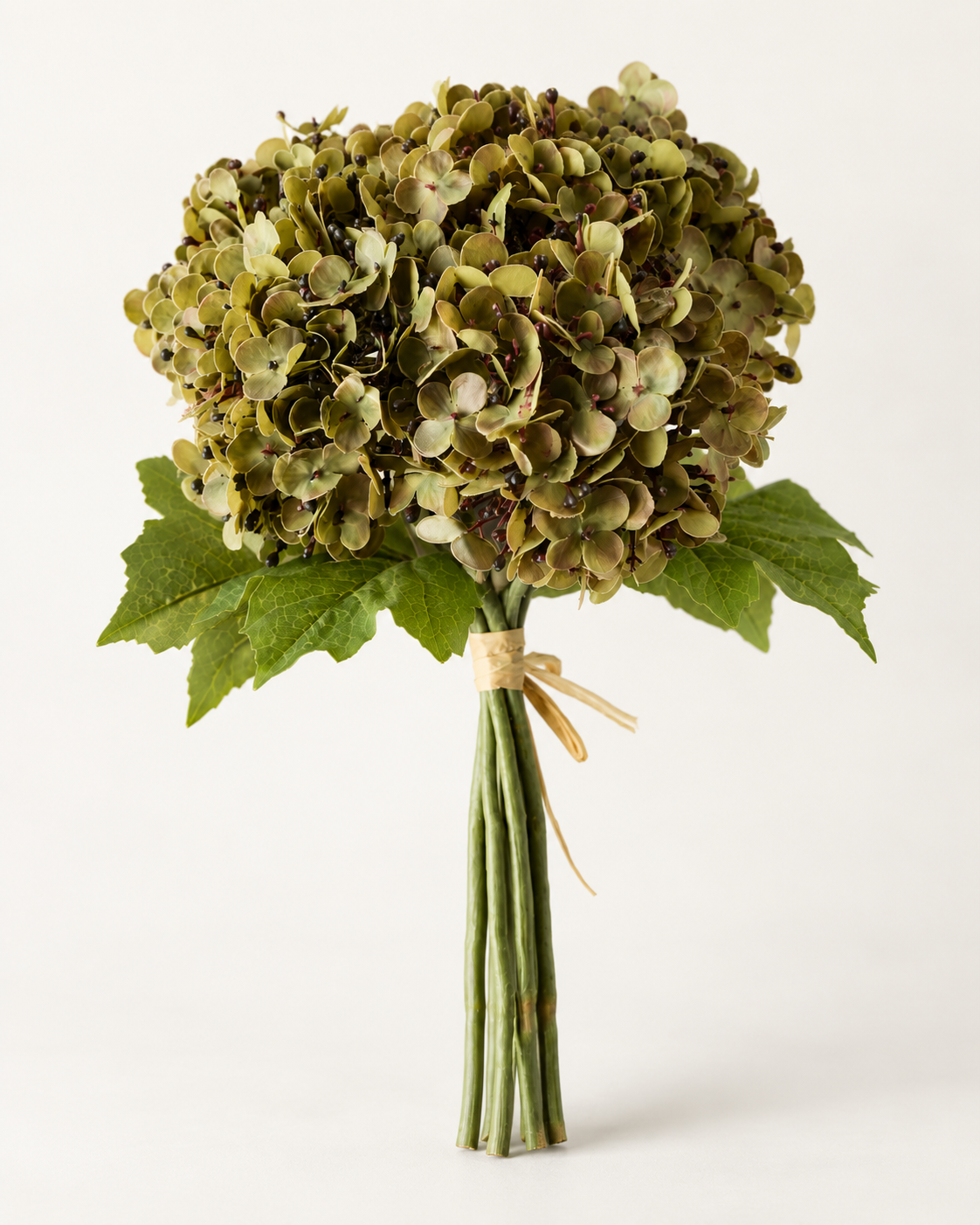 Olive Green Hydrangea Bundle| 26cm