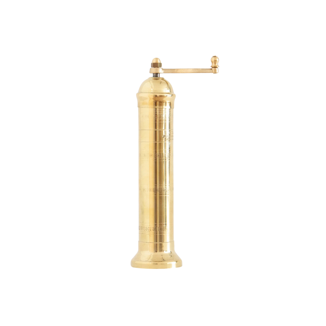 European Brass Salt Mill - 205mm