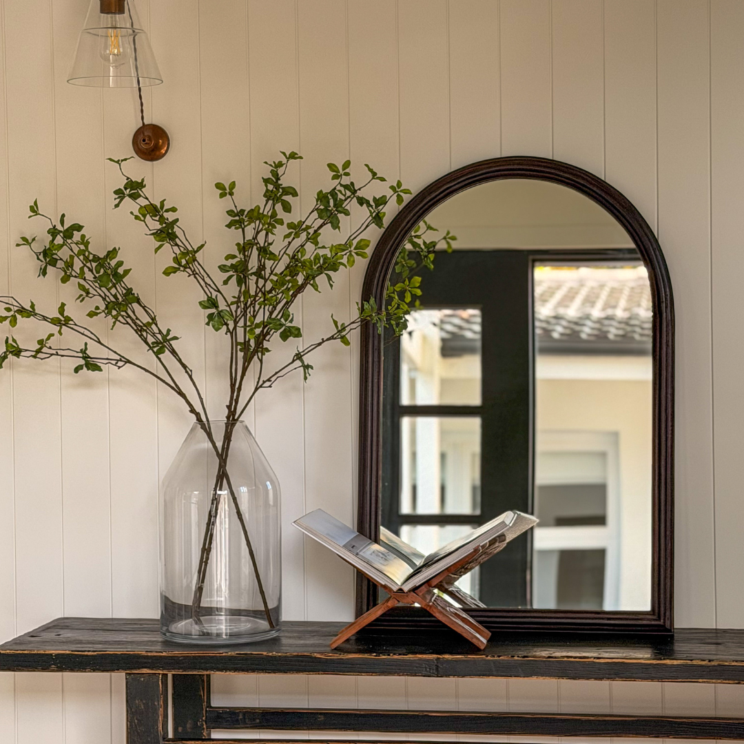 Faux Quince Foliage Branch