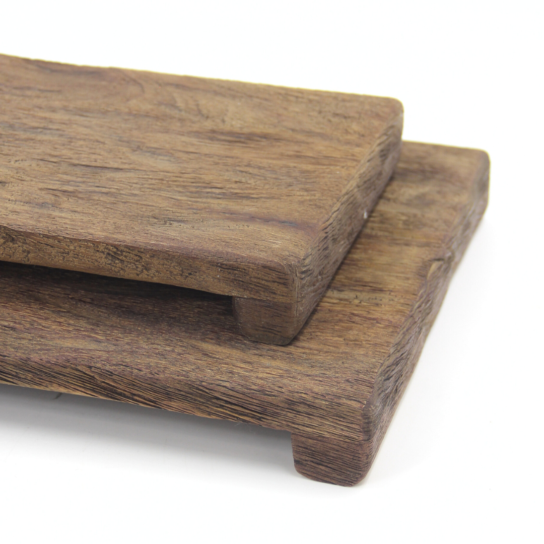 Rectangular Timber Riser – Wovenwood Interiors