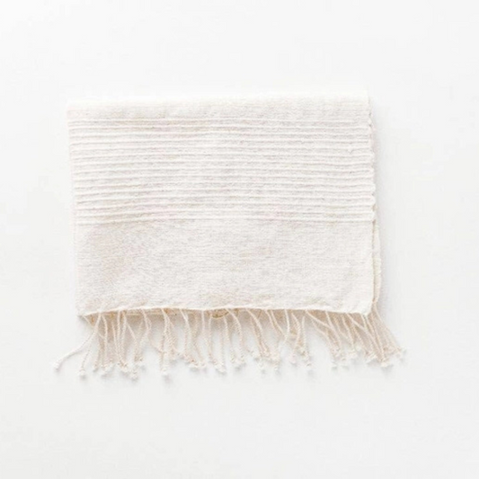 Riviera Striped Hand Towel | Natural
