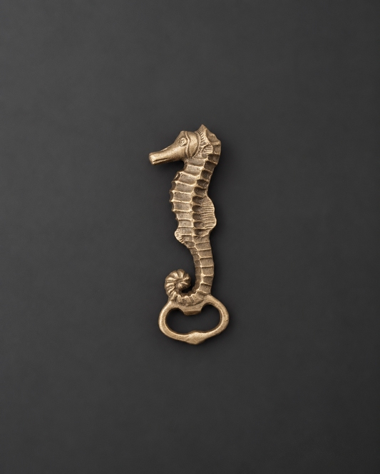 Brass Seahorse Bottle Opener