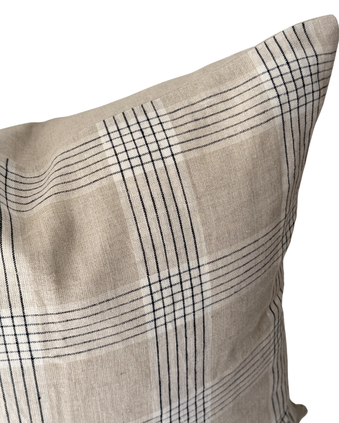 Windowpane Plaid Cushion