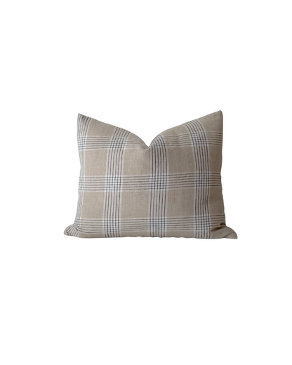 Windowpane Plaid Cushion