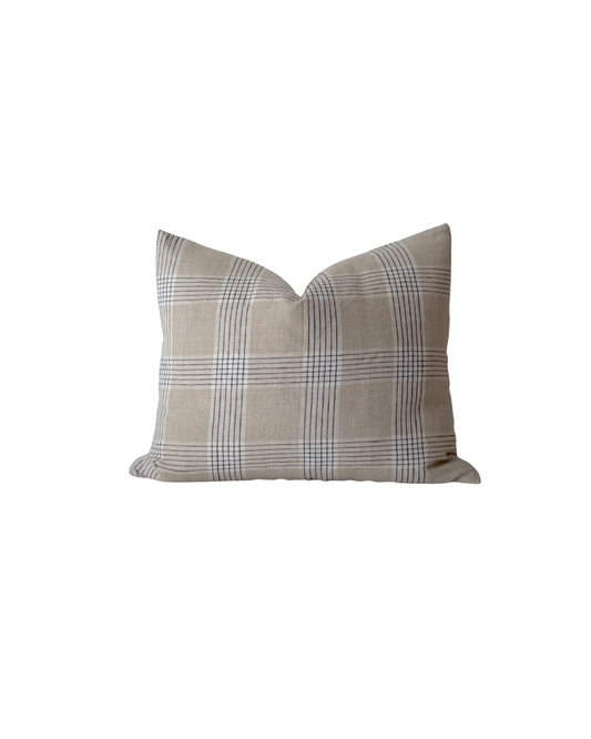Windowpane Plaid Cushion