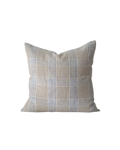 Windowpane Plaid Cushion