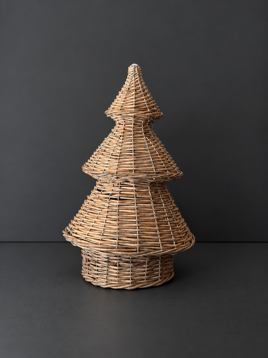 Wicker Christmas Trees