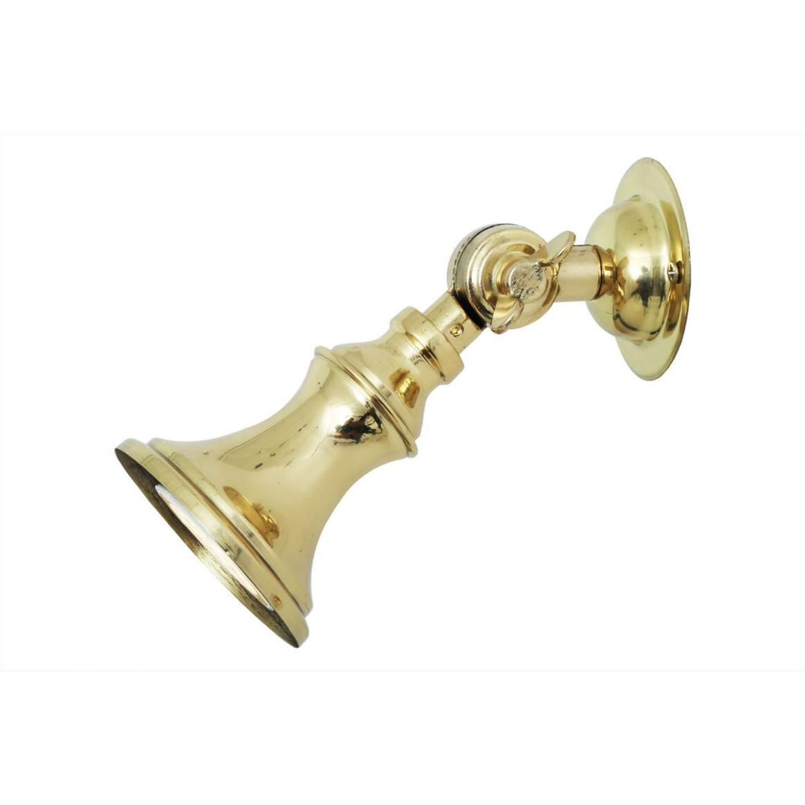 Accra Adjustable Spotlight Polished Brass - Open Box