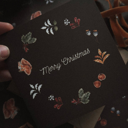 Merry Christmas Folded Card