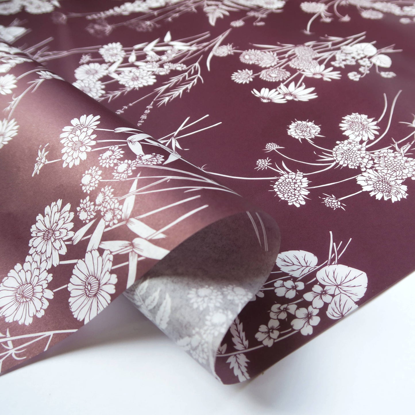 Wildflowers Tissue Paper | Plum