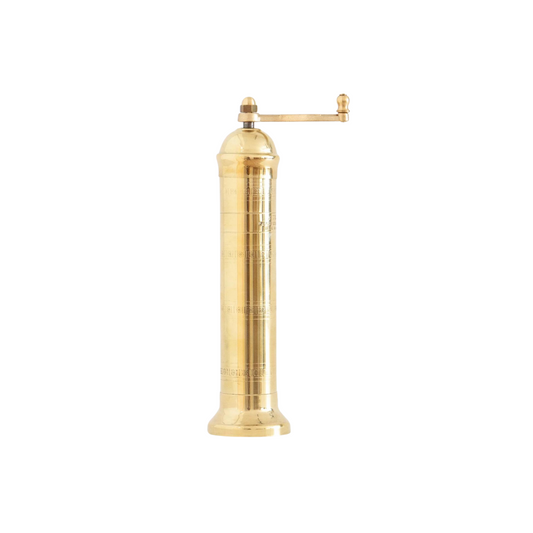 European Brass Pepper Mill