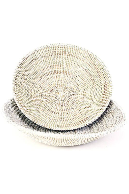 White Grain Basket - Small