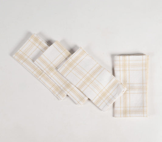 Picnic Plaid Cotton Napkins (Set of 4)